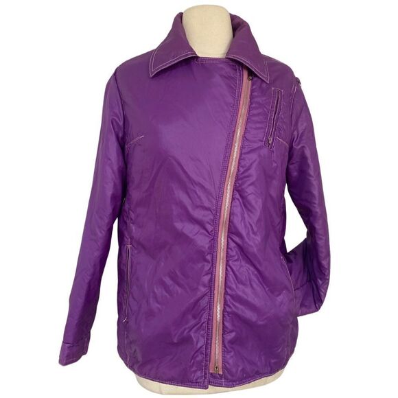 Vintage 1970’s Neon Purple Swell Wear Nylon Water Repellent Lightweight Jacket - Picture 4 of 10